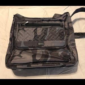 Lug Hopscotch Hard to find brushed black camo NWOT